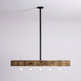 Bild in Galerie-Betrachter laden, Wood-beam Island Chandelier