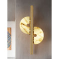 Load image into Gallery viewer, Aurelia Dual Disc Alabaster Wall Sconce