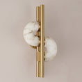 Load image into Gallery viewer, Aurelia Dual Disc Alabaster Wall Sconce