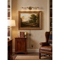 Charger l'image dans la visionneuse de la galerie, Halophane Brass Plug-in Wall Sconce