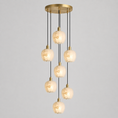 Load image into Gallery viewer, Lilin Alabaster Chandelier
