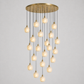 Load image into Gallery viewer, Lilin Alabaster Chandelier