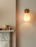 Load image into Gallery viewer, Rae Alabaster Wall Lamp