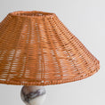 Load image into Gallery viewer, Rattan Marble Table Lamp