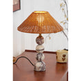 Load image into Gallery viewer, Rattan Marble Table Lamp