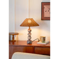 Load image into Gallery viewer, Rattan Marble Table Lamp