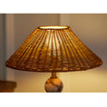 Load image into Gallery viewer, Rattan Marble Table Lamp