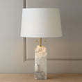 Load image into Gallery viewer, Raw Alabaster Table Lamp