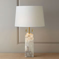 Load image into Gallery viewer, Raw Alabaster Table Lamp