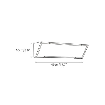 Recbox Wall Lamp – detail 3 — Dimension drawings 1