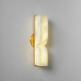 Bild in Galerie-Betrachter laden, Rectangular Alabaster Wall Lamp