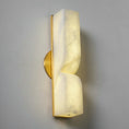 Bild in Galerie-Betrachter laden, Rectangular Alabaster Wall Lamp