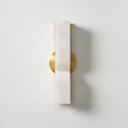 Bild in Galerie-Betrachter laden, Rectangular Alabaster Wall Lamp