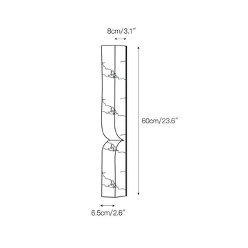 Rectangular Alabaster Wall Lamp – detail 4 — Dimension drawings 2