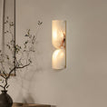 Bild in Galerie-Betrachter laden, Rectangular Alabaster Wall Lamp
