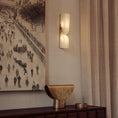 Bild in Galerie-Betrachter laden, Rectangular Alabaster Wall Lamp