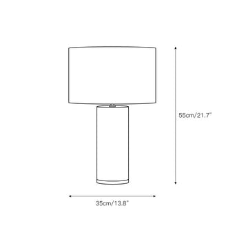 Remi Stone Table Lamp – detail 3 — Dimension drawings 1