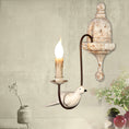 Bild in Galerie-Betrachter laden, Retro Wooden Bird Wall Lamp
