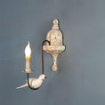 Bild in Galerie-Betrachter laden, Retro Wooden Bird Wall Lamp