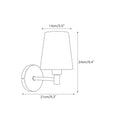 Bild in Galerie-Betrachter laden, Rhodes Alabaster Short Wall Sconce