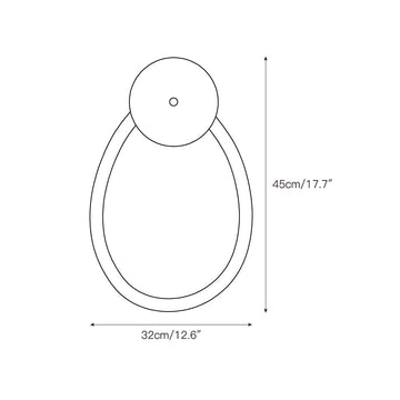 Rigel wall lamp – detail 3 — Dimension drawings 1