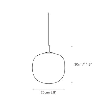 Rime Pendant Lamp – detail 3 — Dimension drawings 1