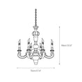 Load image into Gallery viewer, Roman Pillar Chandelier