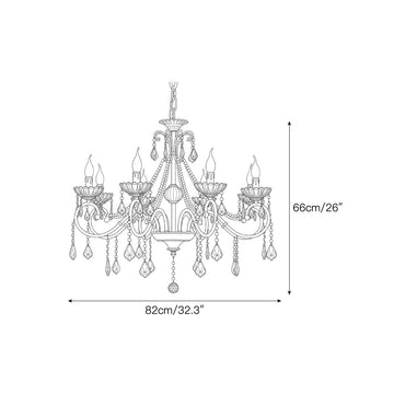 Rosalia Chandelier – detail 3 — Dimension drawings 1