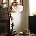 Load image into Gallery viewer, Rosalie Floral Table Lamp