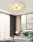 Load image into Gallery viewer, Round Mosaic Alabaster Ceiling Lamp