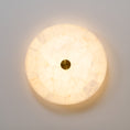 Load image into Gallery viewer, Round Mosaic Alabaster Ceiling Lamp