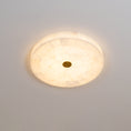 Load image into Gallery viewer, Round Mosaic Alabaster Ceiling Lamp