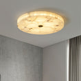 Load image into Gallery viewer, Round Mosaic Alabaster Ceiling Lamp