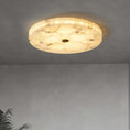 Load image into Gallery viewer, Round Mosaic Alabaster Ceiling Lamp
