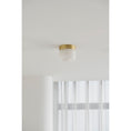 Load image into Gallery viewer, Round Alabaster Semi-Flush Mount