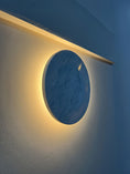 Load image into Gallery viewer, Round White Marble Sconce