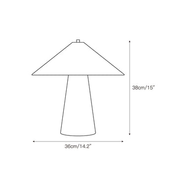 Ruben Table Lamp – detail 3 — Dimension drawings 1