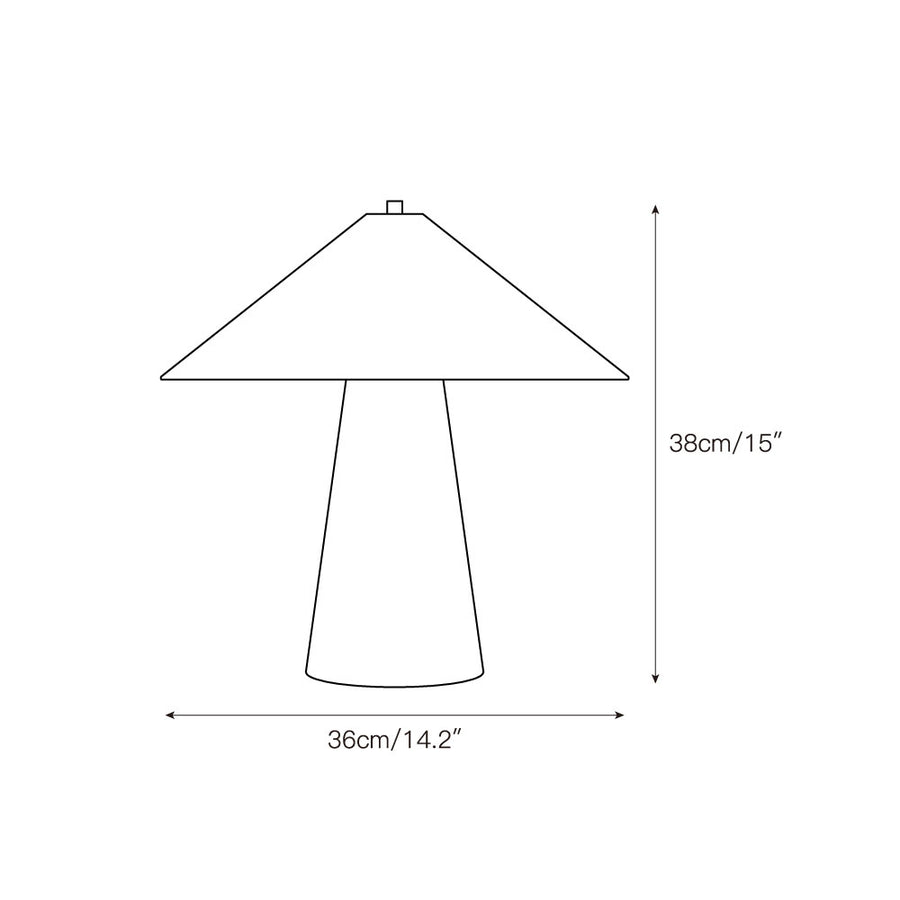 Ruben Table Lamp – detail 3 — Dimension drawings 1