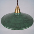 Load image into Gallery viewer, Rustic Saucer Shade Pendant Light