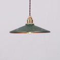 Load image into Gallery viewer, Rustic Saucer Shade Pendant Light