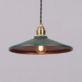 Load image into Gallery viewer, Rustic Saucer Shade Pendant Light