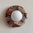 Load image into Gallery viewer, Orli Red Marble Sconce