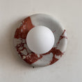 Load image into Gallery viewer, Orli Red Marble Sconce