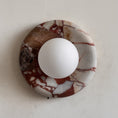 Load image into Gallery viewer, Orli Red Marble Sconce