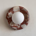 Load image into Gallery viewer, Orli Red Marble Sconce