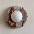 Load image into Gallery viewer, Orli Red Marble Sconce