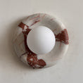 Load image into Gallery viewer, Orli Red Marble Sconce