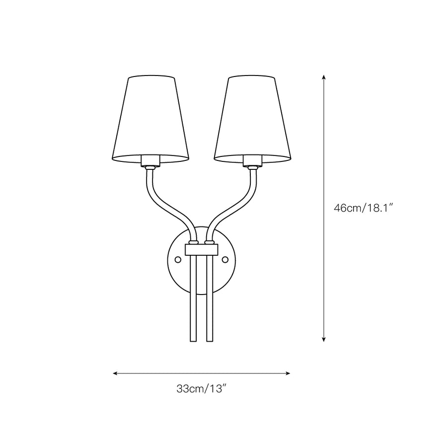 Elden Wall Lamp – detail 3 — Dimension drawings 1