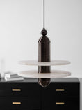 Load image into Gallery viewer, Alabaster Comet Pendant Lamp
