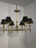 Charger l'image dans la visionneuse de la galerie, Multi-Arm Brass Candle Chandelier